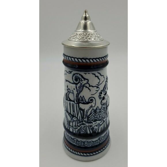 Vintage Avon Stein 1976 Lidded Alaskan Rocky Wild Animal - Picture 6 of 12